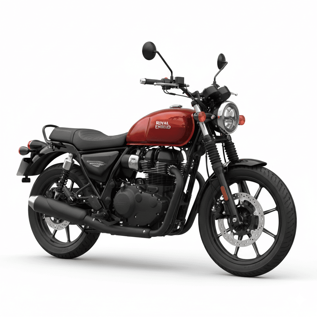 Motorcycle : RoyalEnfield Hunter350 Urban Motorcycle 3d model