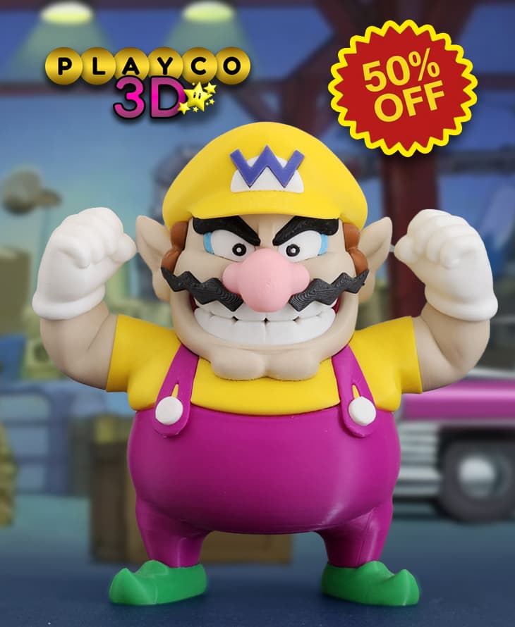 Wario 3d model