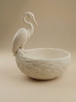 Egret Coastal Decorative catchall Bowl 3d model