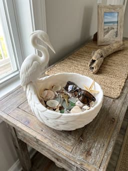 Egret Coastal Decorative catchall Bowl 3d model