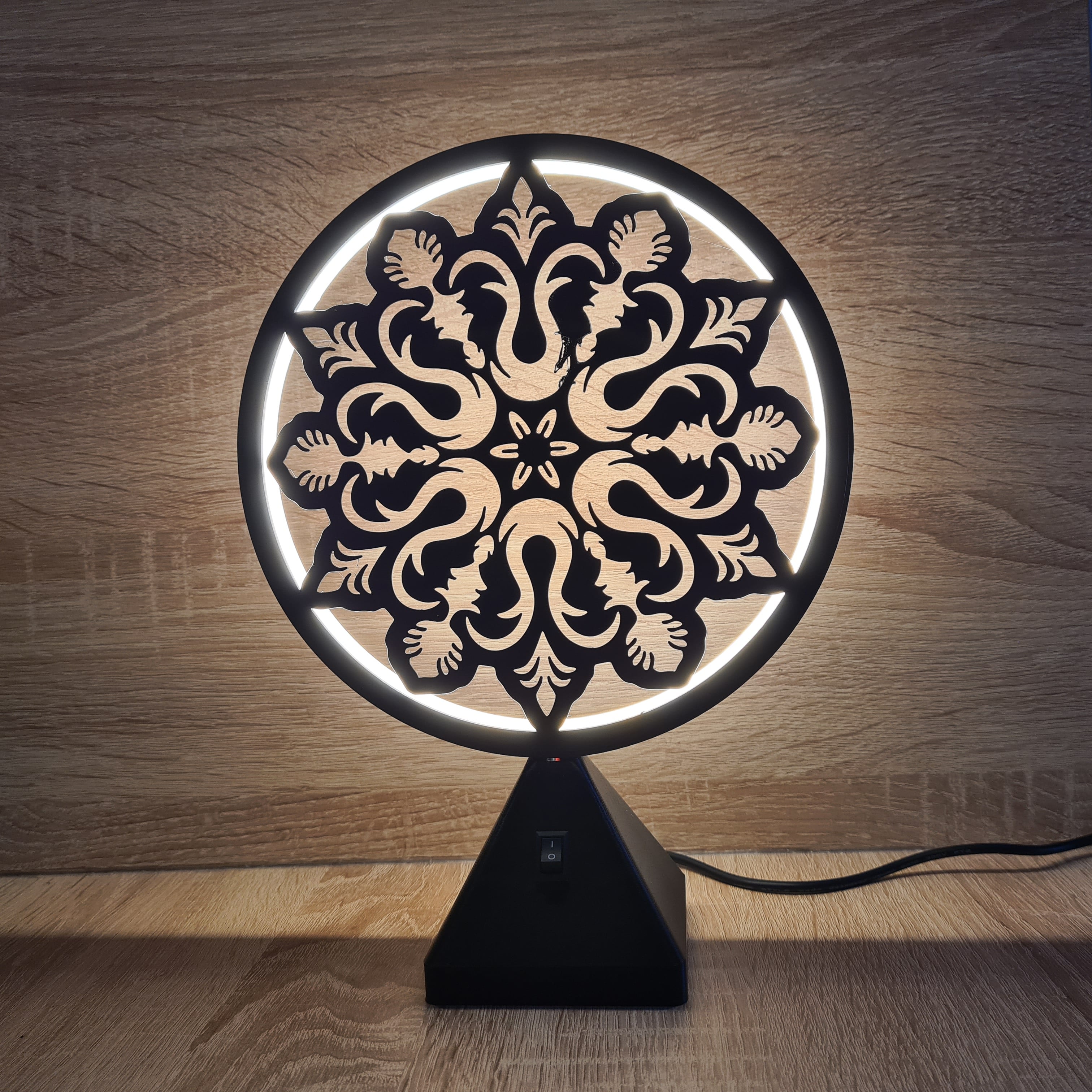 LED Ring Lamp 3d model