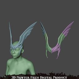 Angela Cosplay Helmet Marvel Rivals 3d model