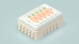 Victorian Easter Carrot Box 3d model