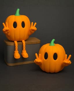 PEACE PUMPKINS ARTICULATED / HALLOWEENDECOR 3d model
