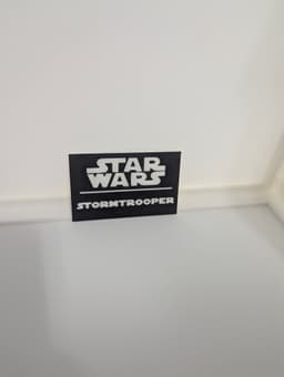 Stormtrooper Multicolor Nameplates 3d model