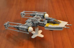 Display stand for LEGO Y-Wing 75172 3d model