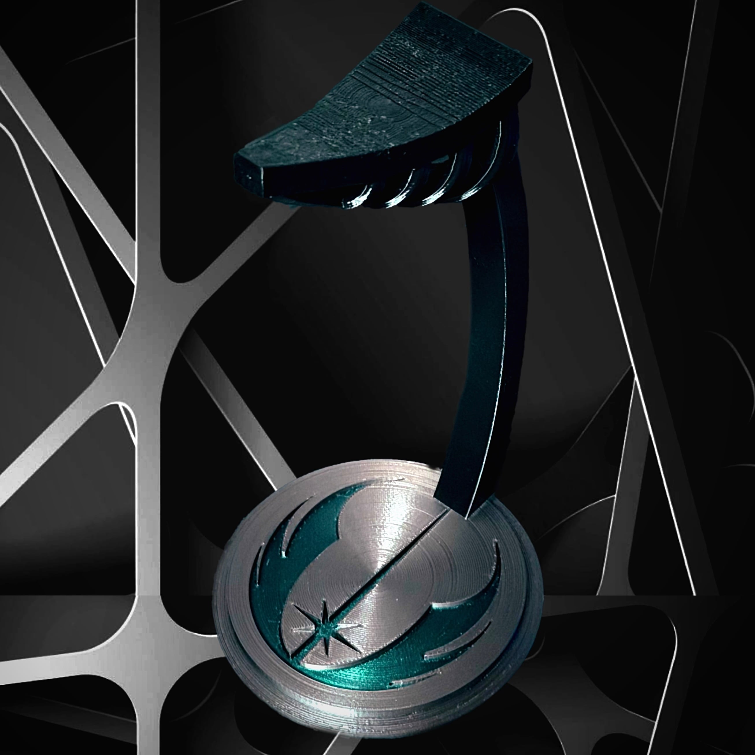 Headphone Stand - Jedi 3d model