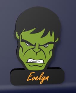 Hulk - LED Strip compatible 3d model
