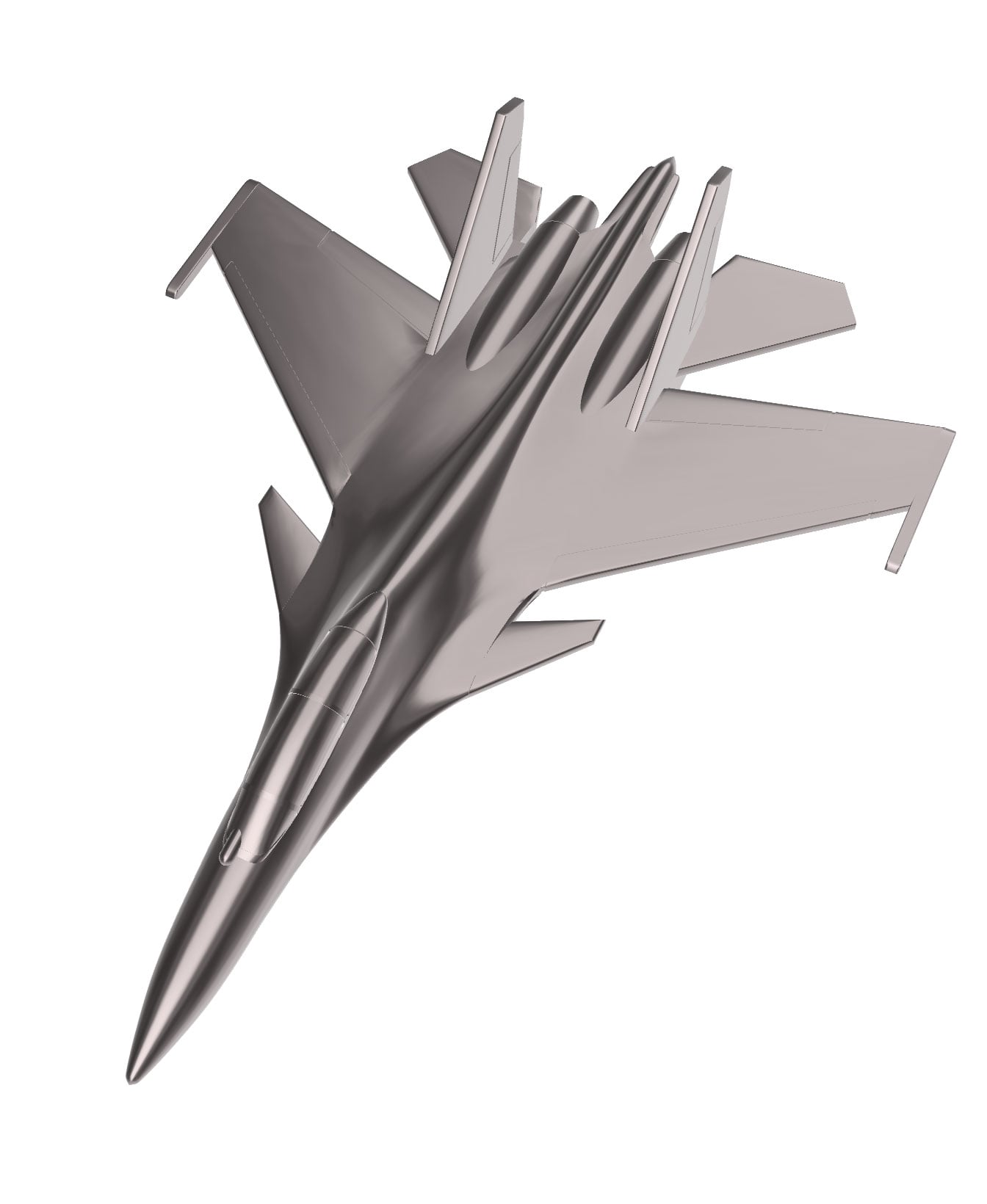Sukhoi Su-30MKI Flanker-H 3d model