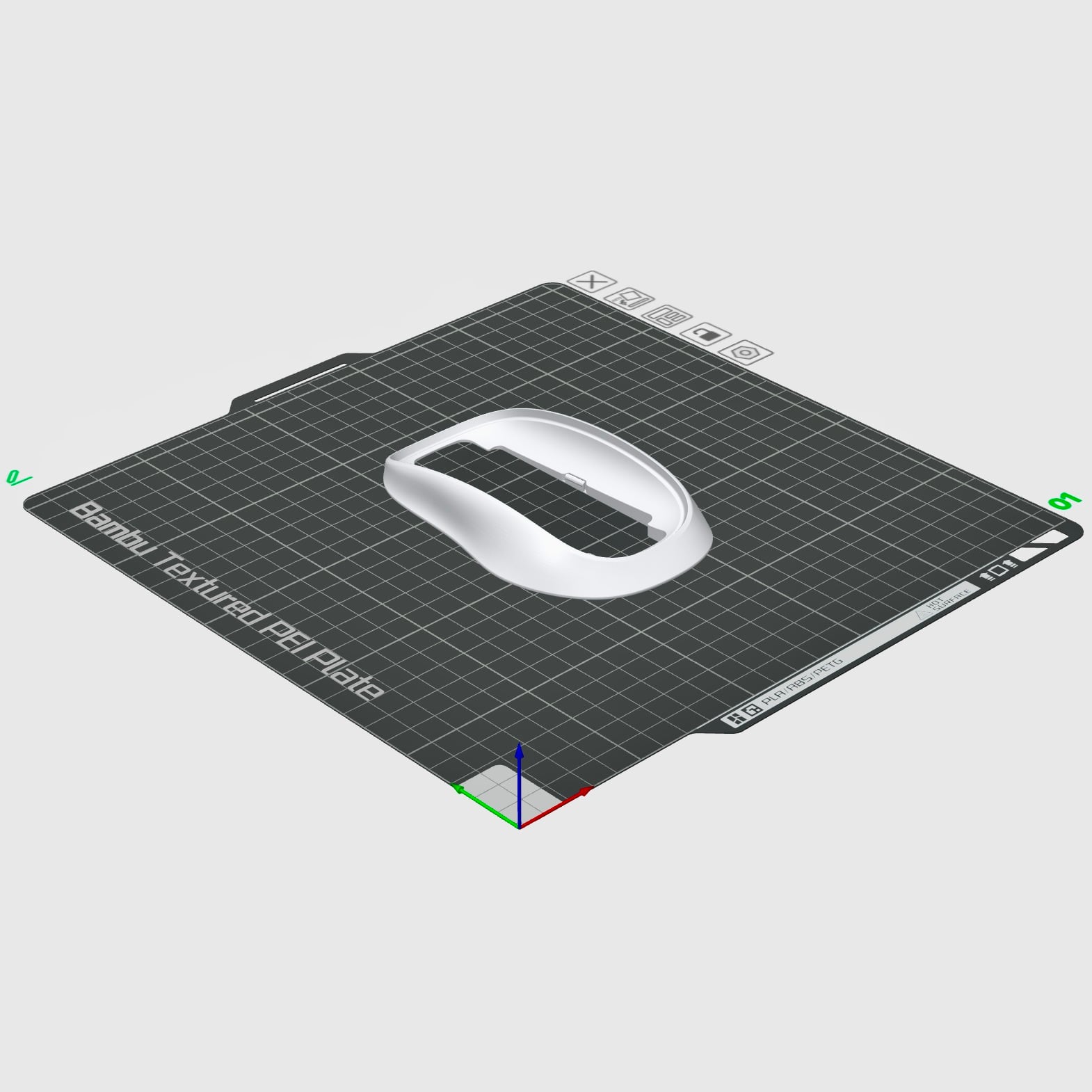 Apple Magic Mouse Ergonomic Case Mac Office 3d model