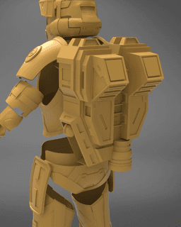 Havoc Squad's Backpack - Star Wars 3d model