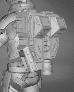 Havoc Squad's Backpack - Star Wars 3d model