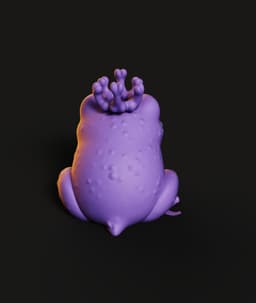 Frog King STL | Fantasy miniature 3D Print | HighDetail 3d model