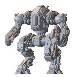 Mech Forge Quartz Tabletop Miniature for 32mm Wargames Modular Light Mech Kit 3d model