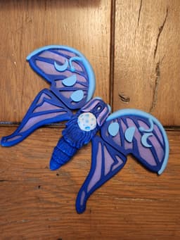 Pre-painted Luna Moth 3d model