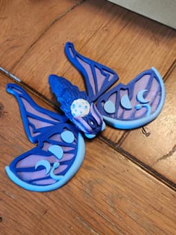 Pre-painted Luna Moth 3d model