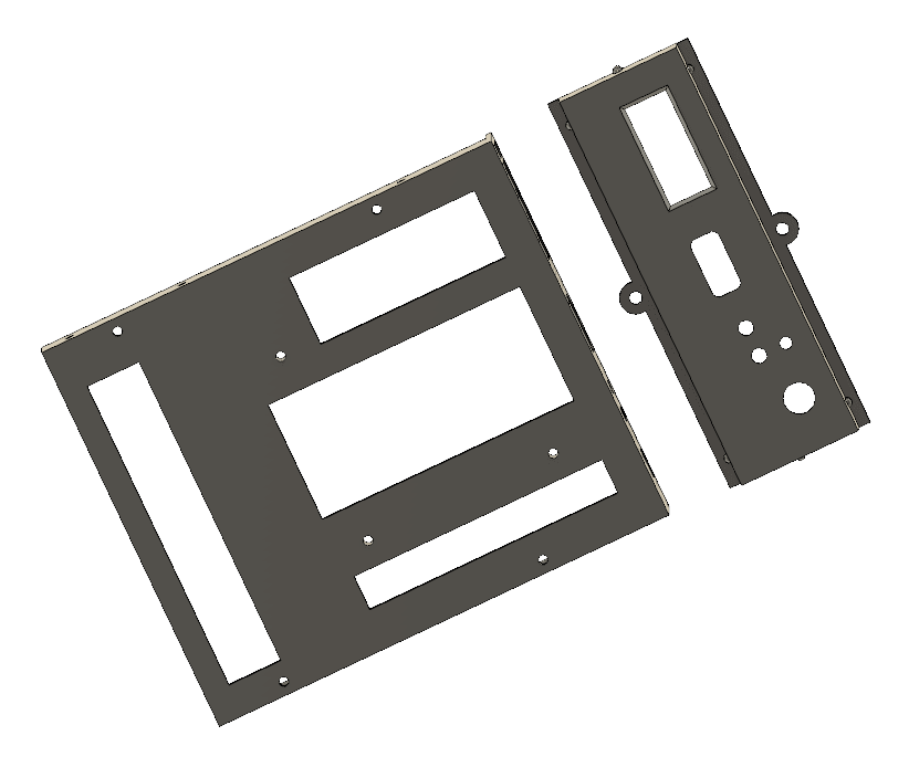 Amiga 2000 Gotek Drive Case and Cover 3d model