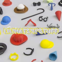 Curved Cane // Lil'Hats'N'Stuff 3d model