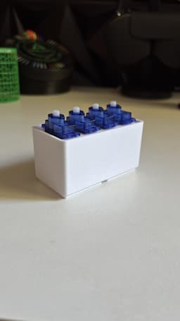 Gridfinity 2x Servo SG90/MG90s x4 3d model
