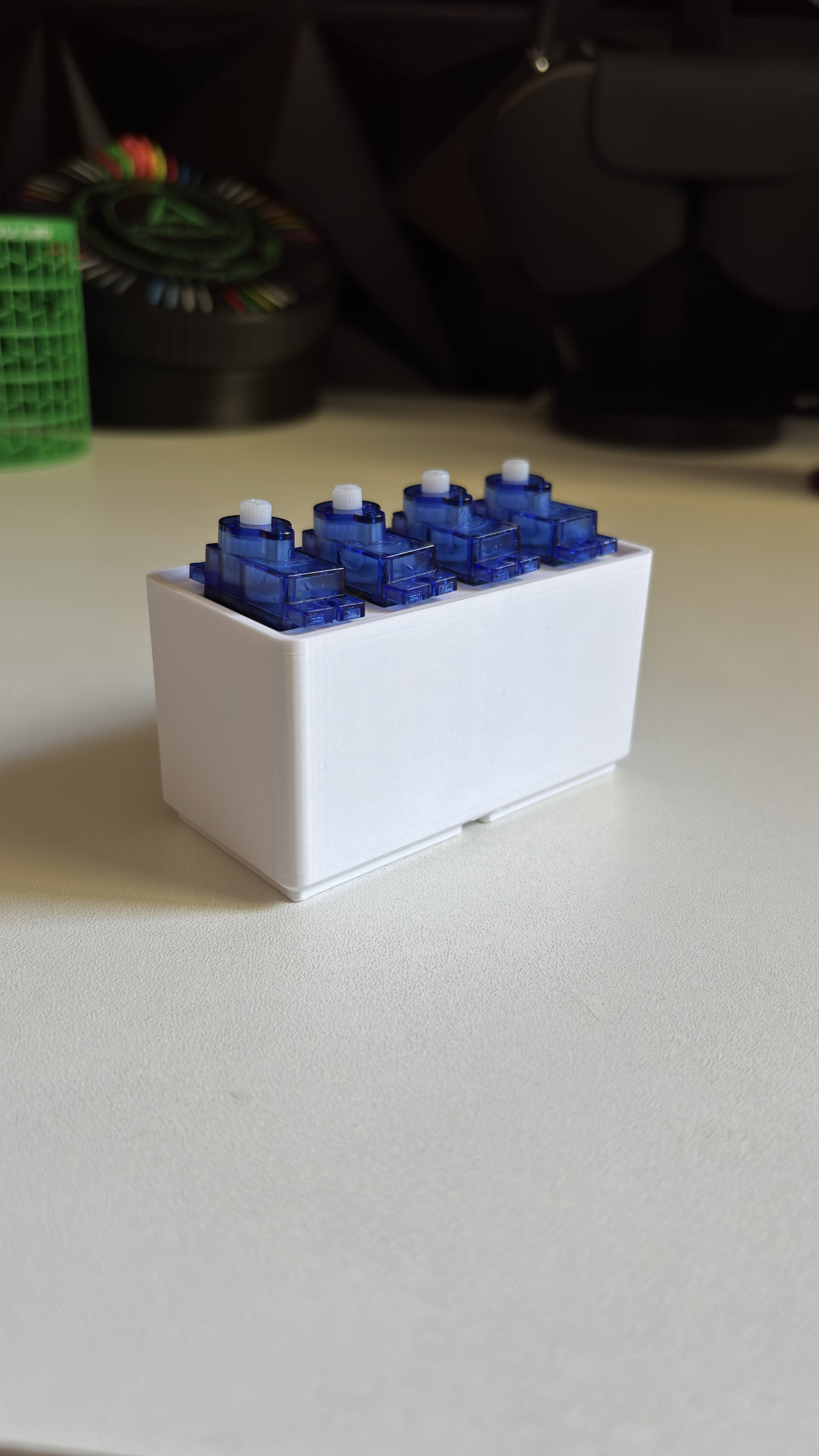 Gridfinity 2x Servo SG90/MG90s x4 3d model