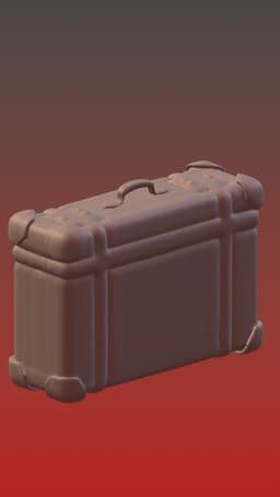 Suitcase for boardgaming or RPG 3d model