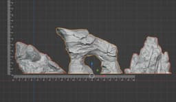 Realistic Rock Set for Miniatures | 10 STL Models (Small, Medium, Large) 3d model
