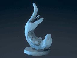 Low poly otters 3d model