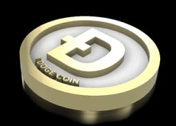 Dogecoin 3d model