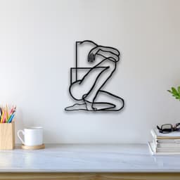 Abstract Body Wall Art 3d model