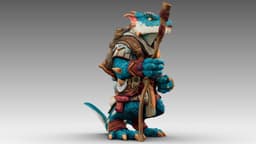 Azure Dragon Knight 3d model
