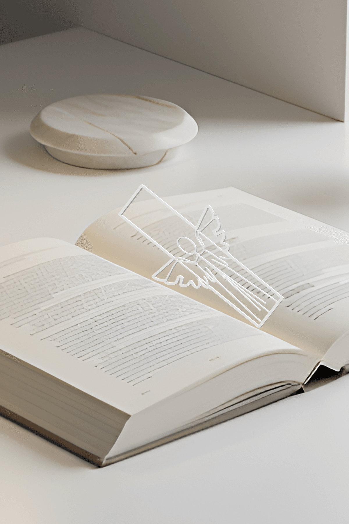Angel Bookmark, Creativity Bookmark, Gift Idea 3d model