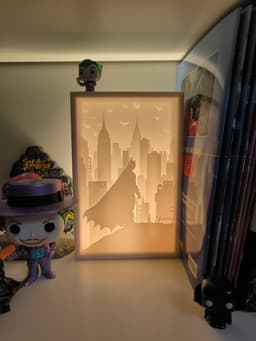 Batman Gotham City DC Comics Shadow Box 3d model