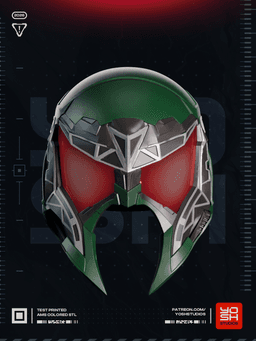 PS4 Scorpion Helmet 3D Printer STL 3d model