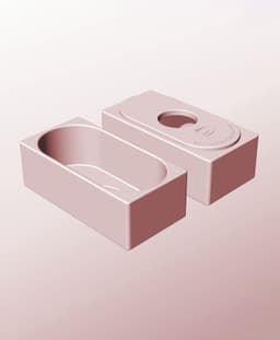 CX68-50-P Modular pierced component container modern decor 3d model