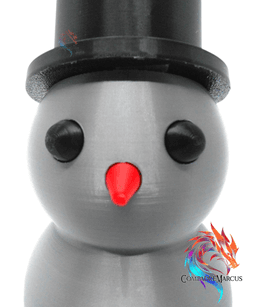 Snowman Pen holder / 3mf included 3d model