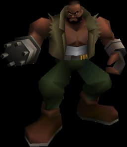 FF7 Barret Gatling Gun Deck Box 3d model