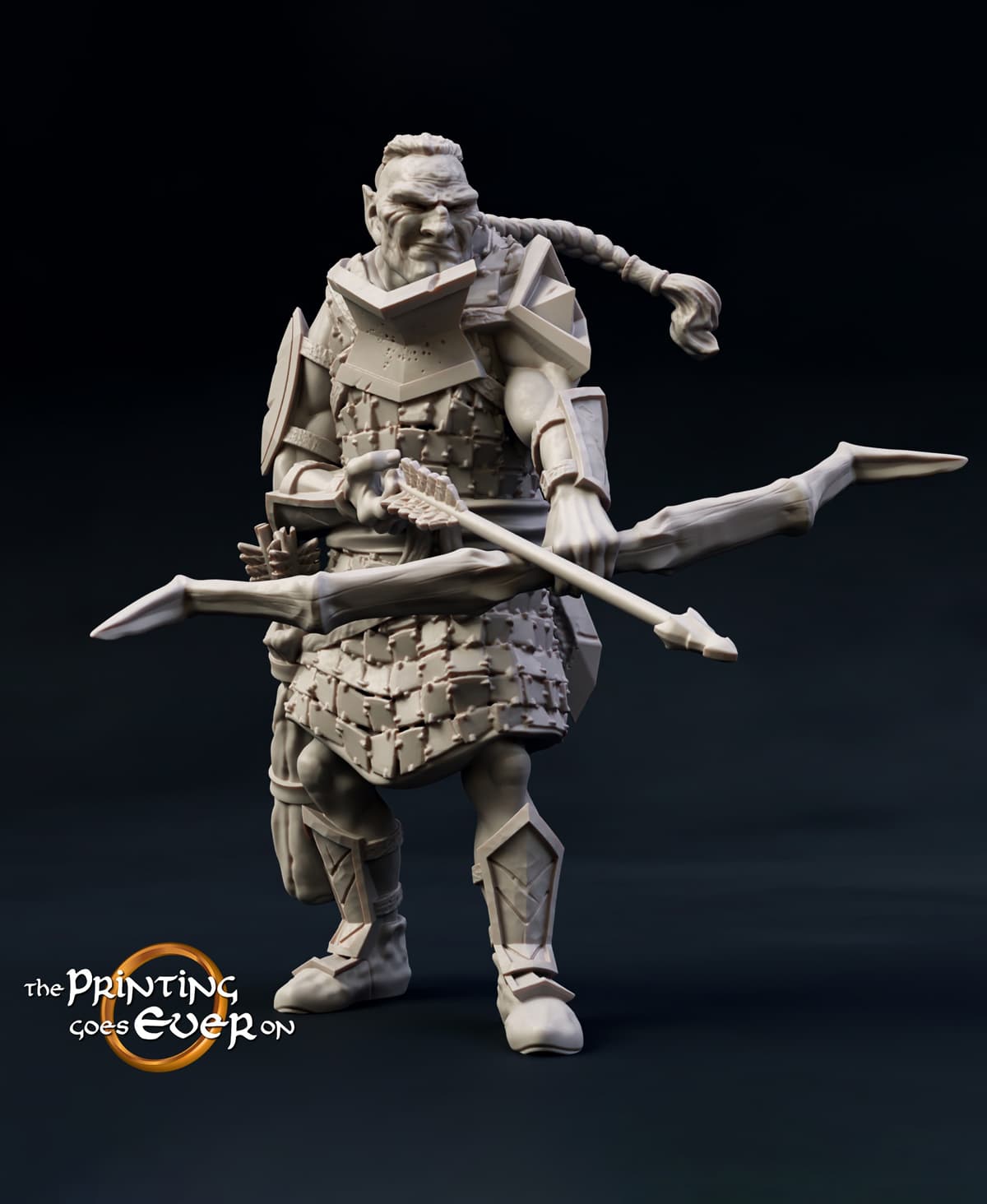 Half Orc Archer Luruk 3d model
