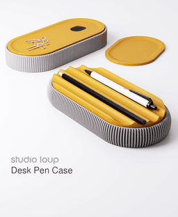 Desk Pen Case 3d model