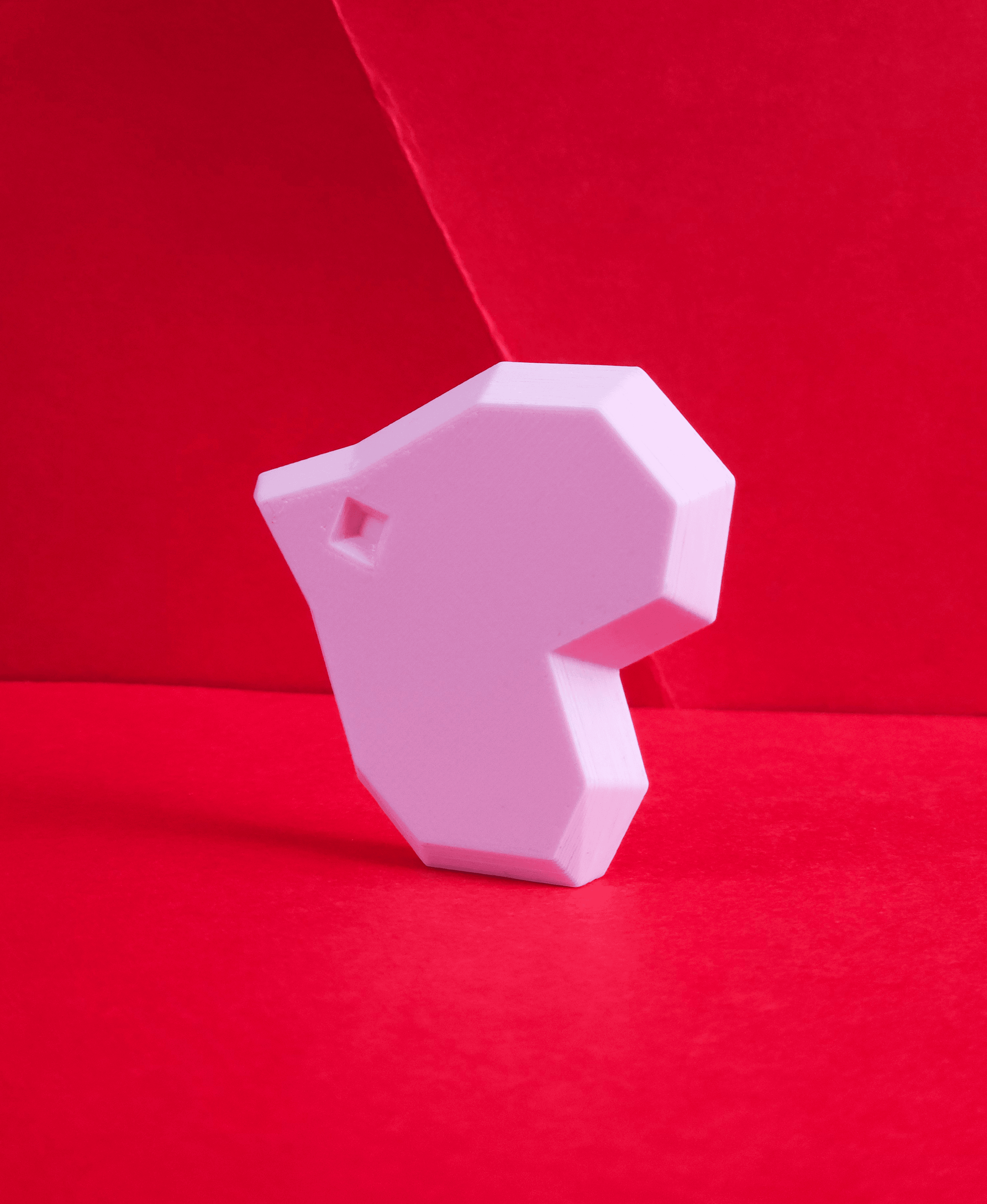 Luvdisc Low Poly Pokemon 3d model