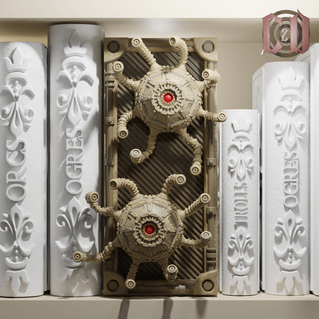 Steampunk Beholder BookNook 3d model