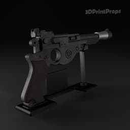 The Mandalorian's IB-94 blaster pistol 3d model
