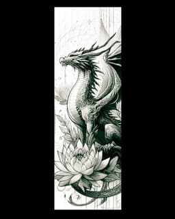 High Fantasy Dragons of Nature - Set of Bookmarks 3d model