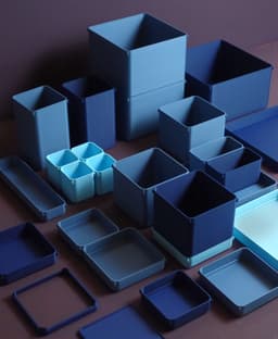 BOXY Planters 3d model