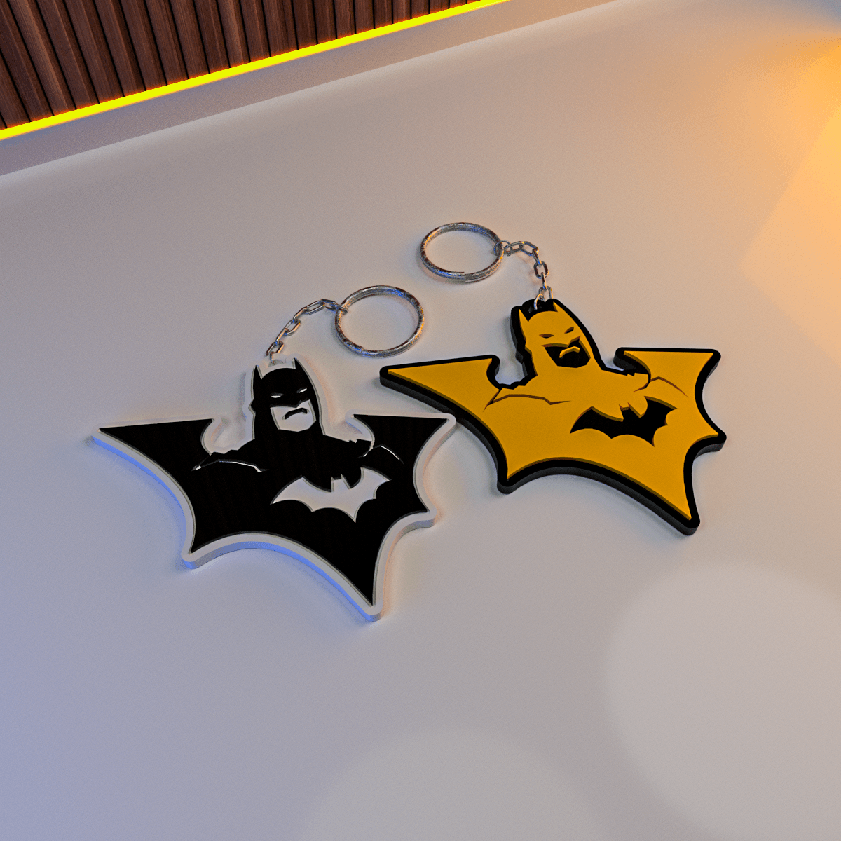 BATMAN - KEYCHAIN 3d model