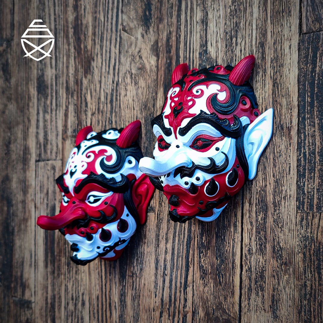 Tengu Wall Mask 3d model