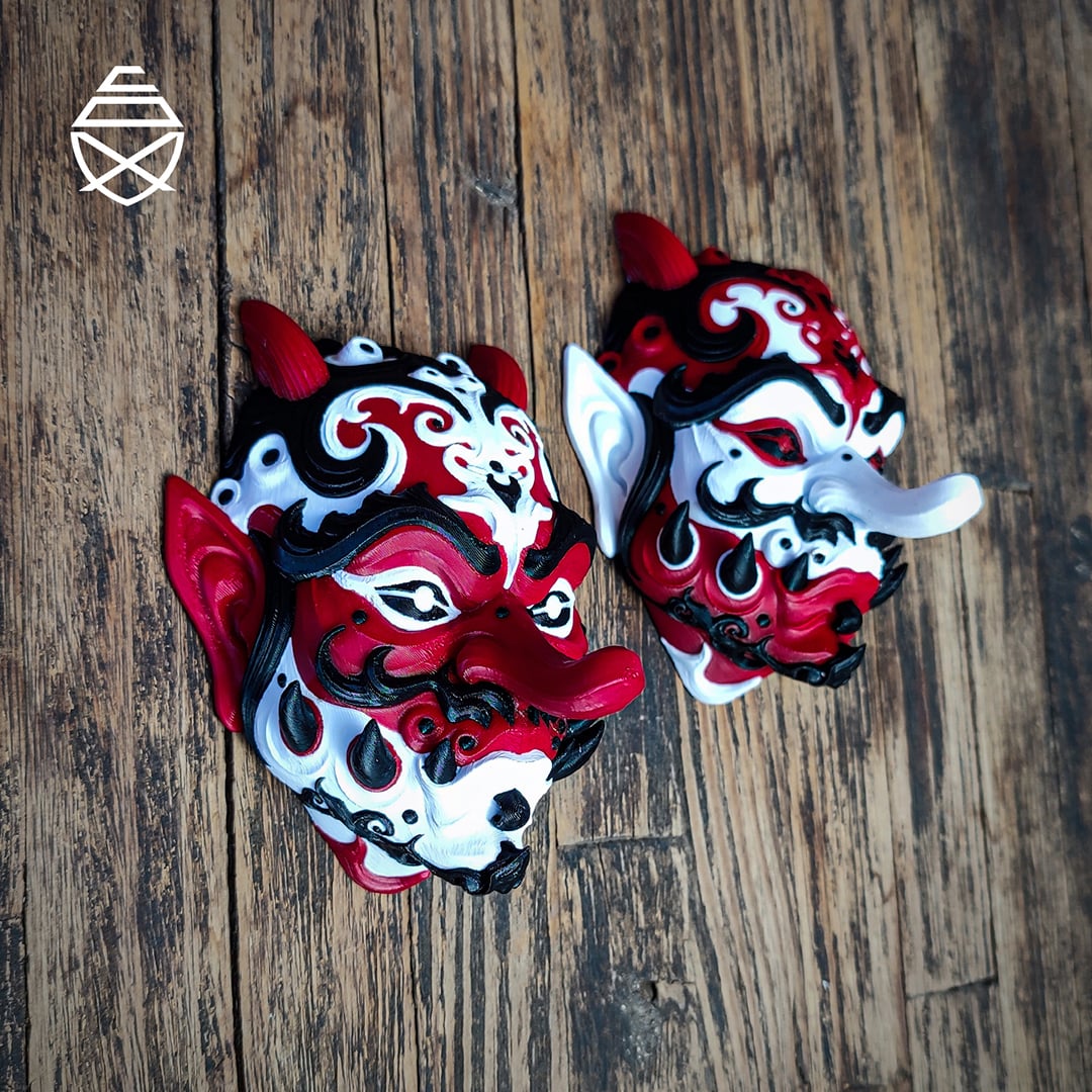 Tengu Wall Mask 3d model