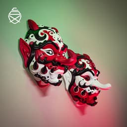 Tengu Wall Mask 3d model
