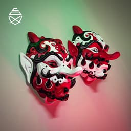 Tengu Wall Mask 3d model
