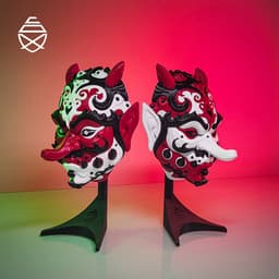 Tengu Wall Mask 3d model