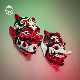 Tengu Wall Mask 3d model